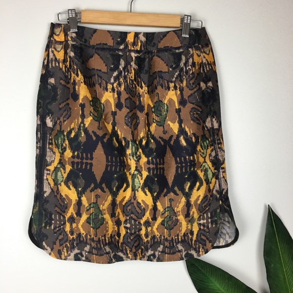 Hugo Boss Silk Patterned Mini Skirt - Picture 3 of 8